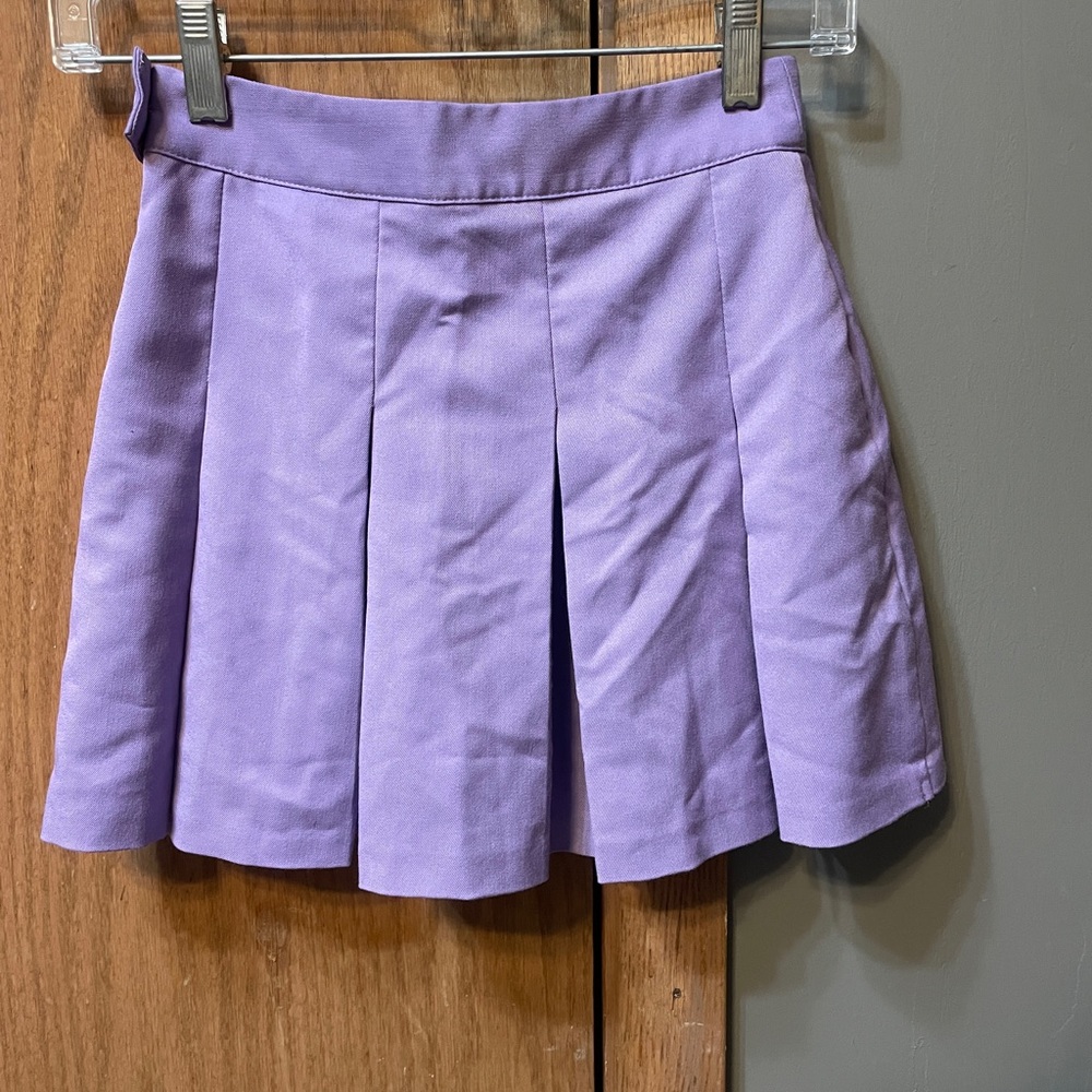 purple pleated skirt only worn once